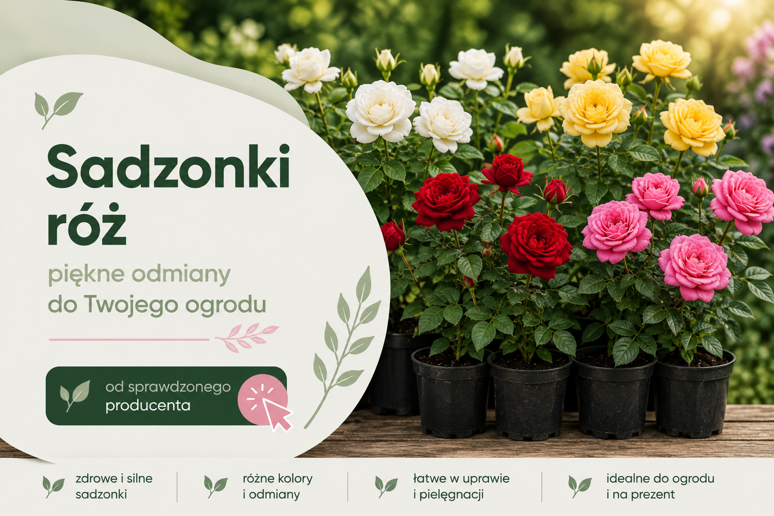 Sadzenie róż. Jak i kiedy sadzić róże?