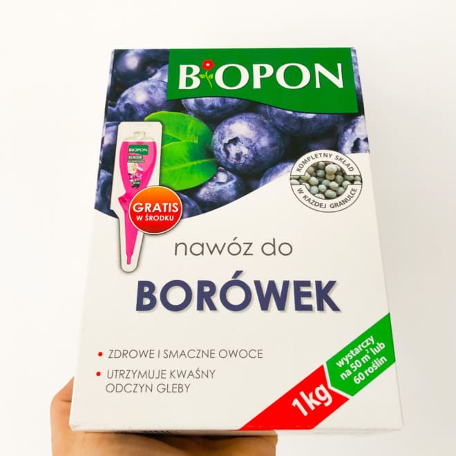 Nawóz do Borówek BIOPON na 60 roślin Nawóz do Borówek BIOPON na 60 roślin 1