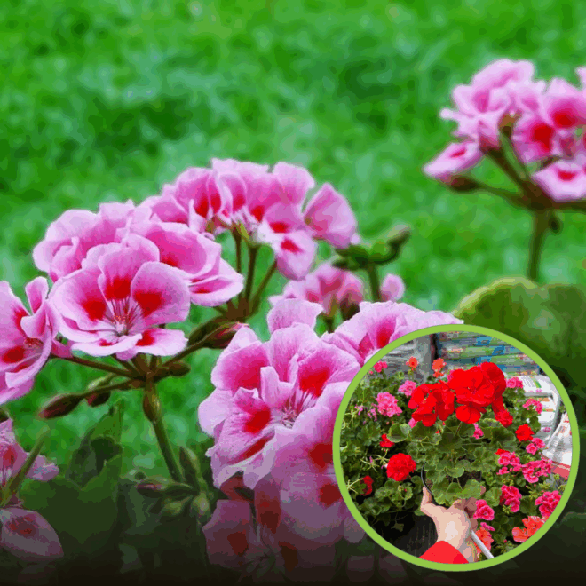 Pelargonia rabatowa - różowa CALIOPE Pelargonia rabatowa - różowa CALIOPE 1