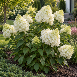 Hortensja bukietowa ''Polar Bear'' Hydrangea paniculata 'Polar Bear' 1