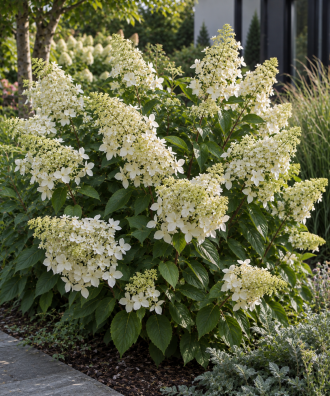 Hortensja bukietowa ''Tardiva'' Hydrangea paniculata 'Tardiva' 1