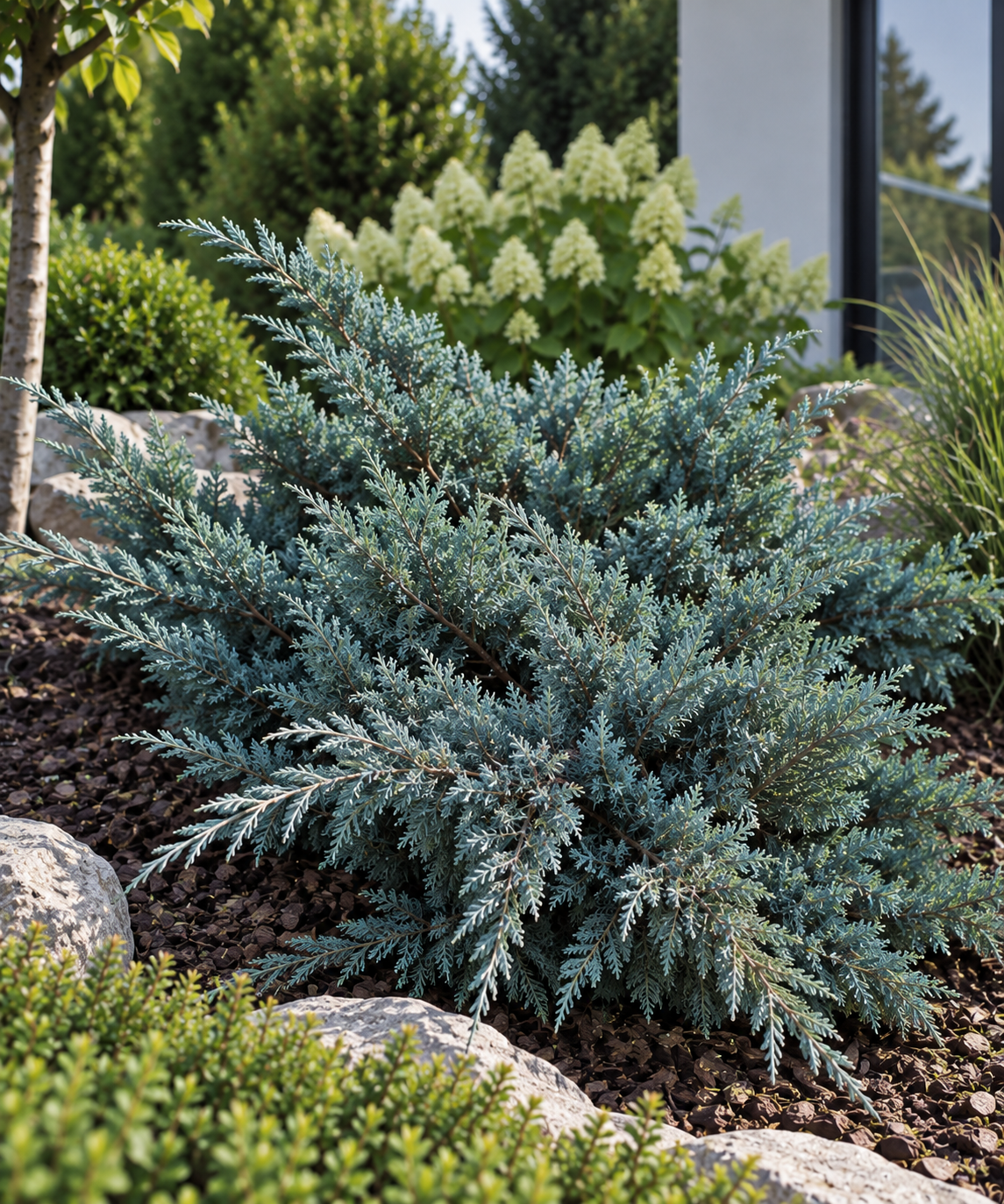 Jałowiec chiński ''Blue Alps'' Juniperus chinensis 'Blue Alps' 1
