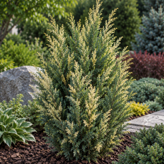 Jałowiec chiński ''Stricta Variegata'' Juniperus Chinensis Stricta Variegata 1