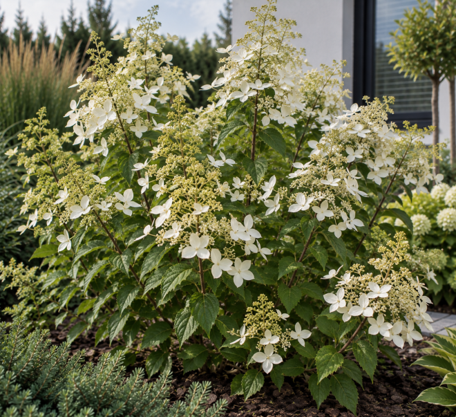 Hortensja bukietowa "Kyushu" Hydrangea paniculata 'Kyushu' 1