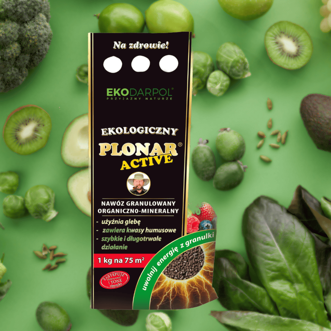 PLONAR ACTIVE PLUS Warzywa 1 kg granulowany- EKOLOGICZNY NAWÓZ