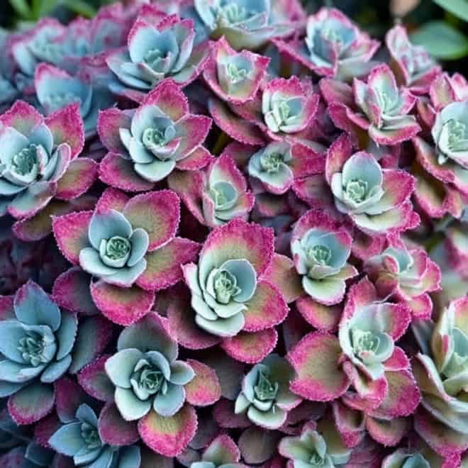 Rozchodnik Purpureum- sukulent na skalniak Sedum Purpureum 3