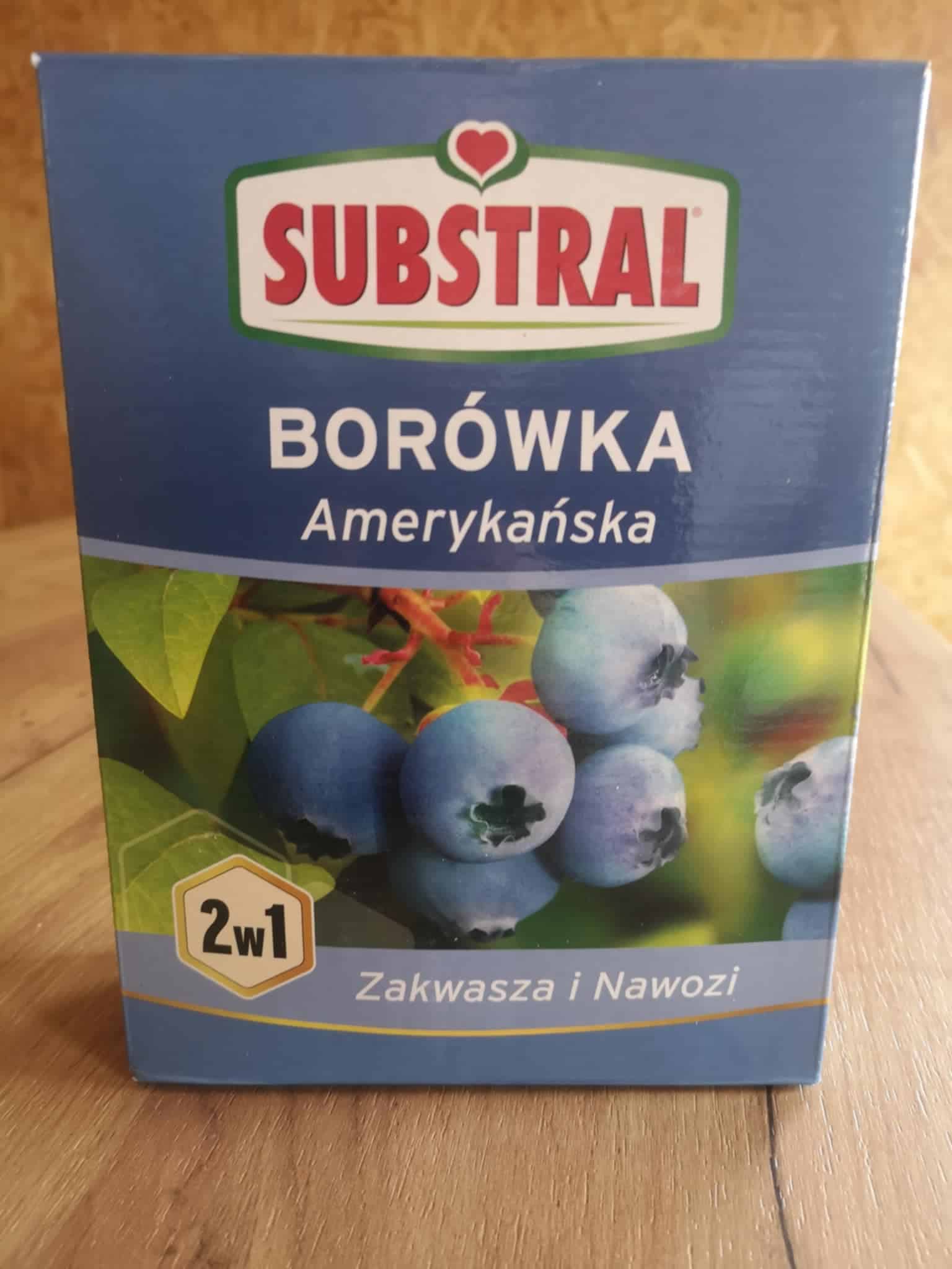 Substral Nawóz do borówek 2w1 zakwasza i nawozi 1kg