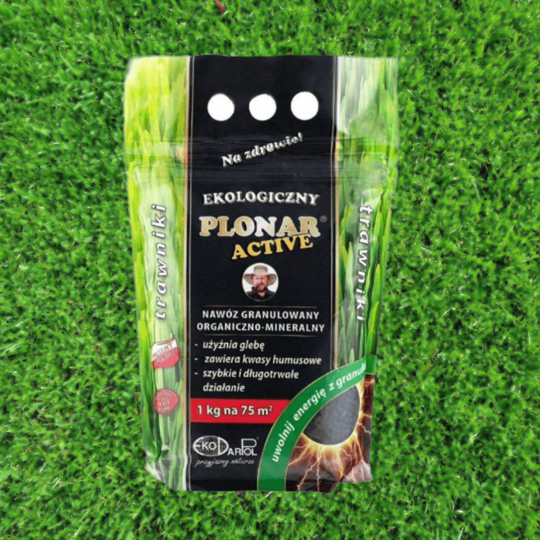 PLONAR ACTIVE PLUS Trawniki 1kg granulowany- ZDROWY TRAWNIK