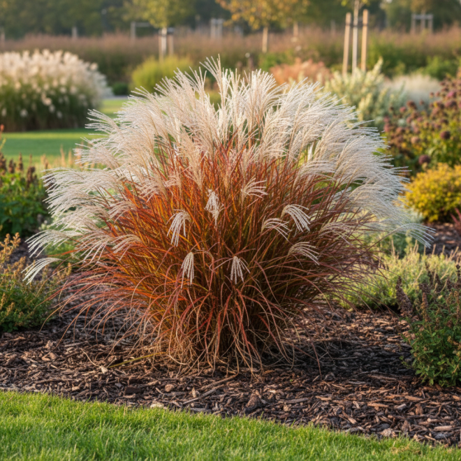 Miskant Chiński Graziella p9 Miscanthus sinensis 'Graziella ' P9 4