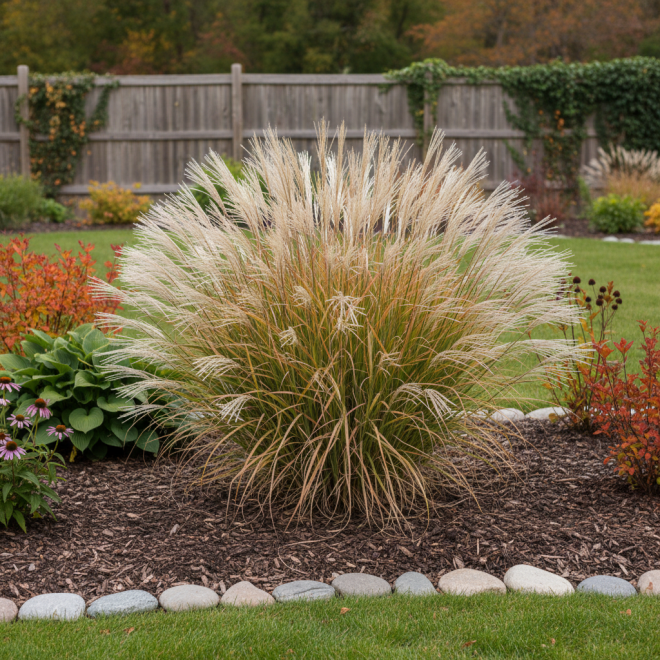 Miskant chiński Adagio Miscanthus sinensis 'Adiago' 4