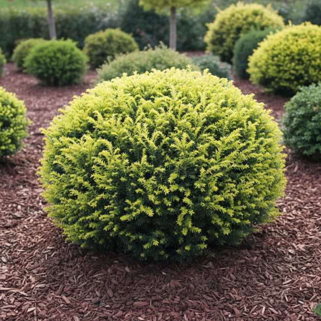 Cis pospolity ELEGANTISSIMA - Złota odmiana na żywopłoty Taxus baccatta 'elegantissima' 4
