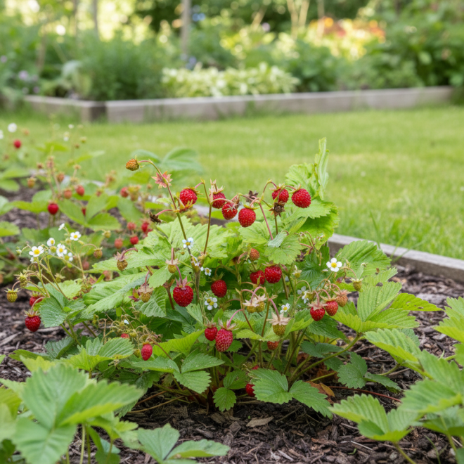 Poziomka Baron Fragaria vesca 'Baron' P9 3