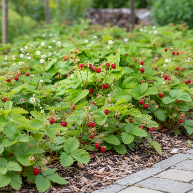 Poziomka Baron Fragaria vesca 'Baron' P9 4