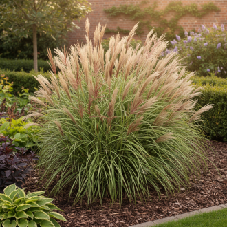 Miskant Chiński Yaka Dance Miscanthus sinensis ' Yaka Dance' 1
