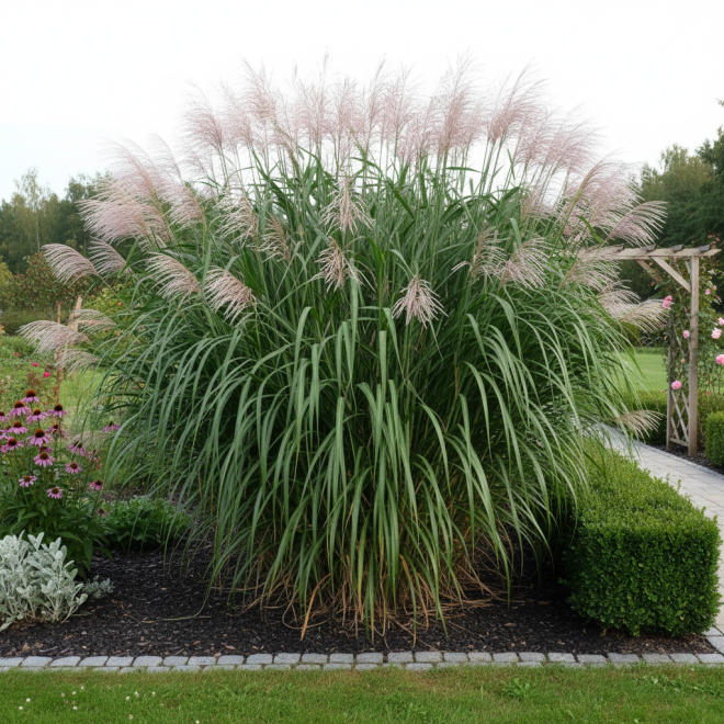 Miskant olbrzymi Miscanthus × giganteus 3
