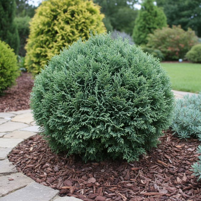 Cyprysik lawsoniana Minima Glauca Chamaecyparis lawsoniana 'Minima Glacua' 2