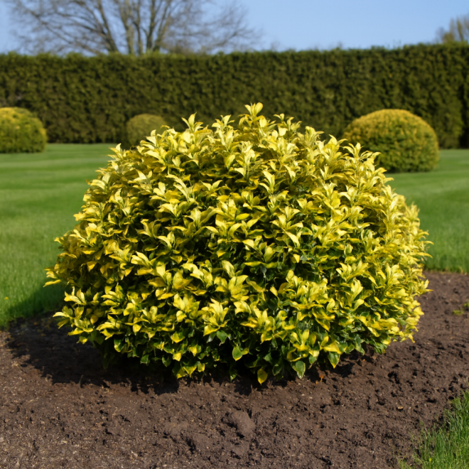 Bukszpan wieczniezielony Aureovariegata żółty Buxus sempervirens 'Aureovariegata' 4