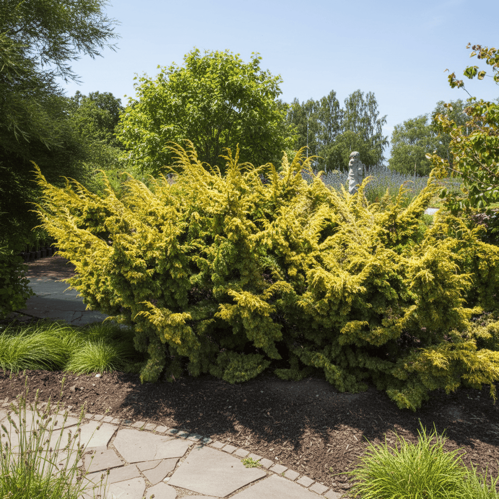 Jałowiec chiński "Plumosa Aureovariegata" Juniperus chinensis "Plumosa Aureovariegata 1