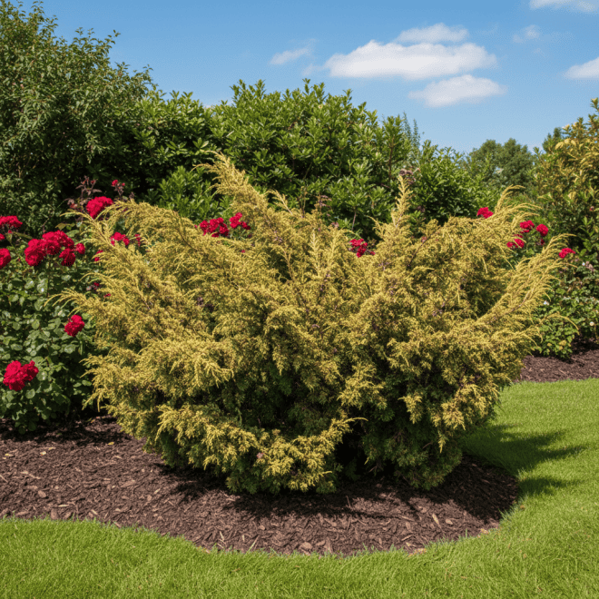Jałowiec chiński "Plumosa Aureovariegata" Juniperus chinensis "Plumosa Aureovariegata 4