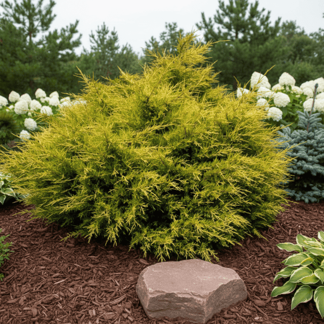 Jałowiec chiński Kuriwao Gold Juniperus chinensis 'Kuriwao gold' 5