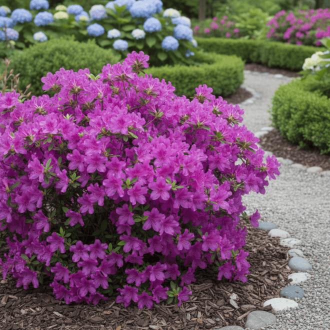 Azalia japońska Blue Danube Azalea japonica 'Blue danube' 3
