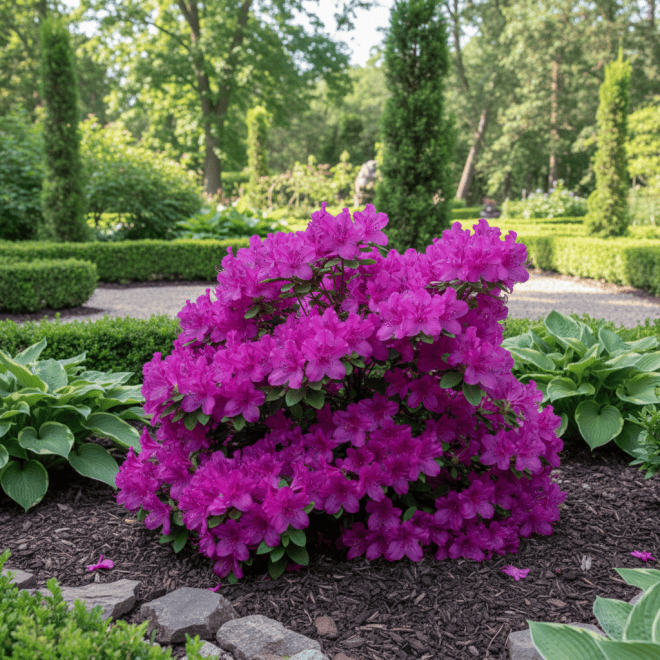 Azalia japońska Blue Danube Azalea japonica 'Blue danube' 4