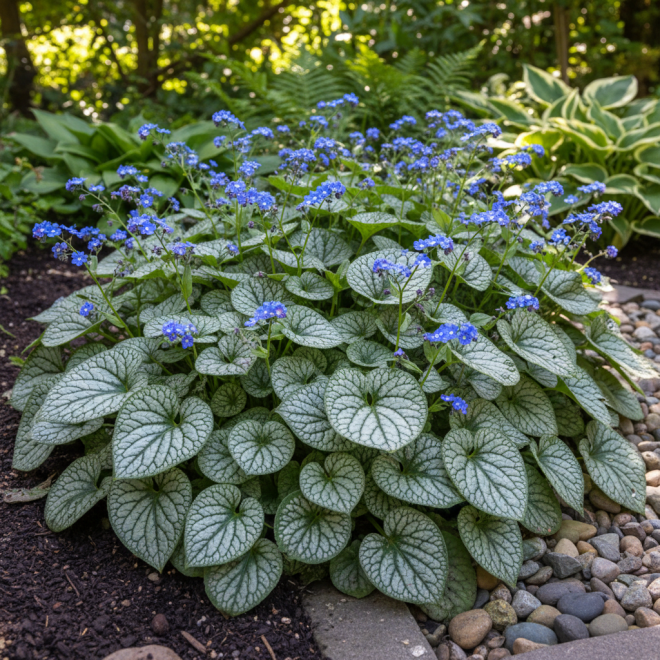 Brunera wielkolistna Alexander's Great Brunnera macrophylla 'Alexander's Great' 3