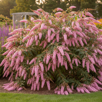 Budleja Dawida Motyli krzew Pink Cascade Budleii davidii 'Pink Cascade 1