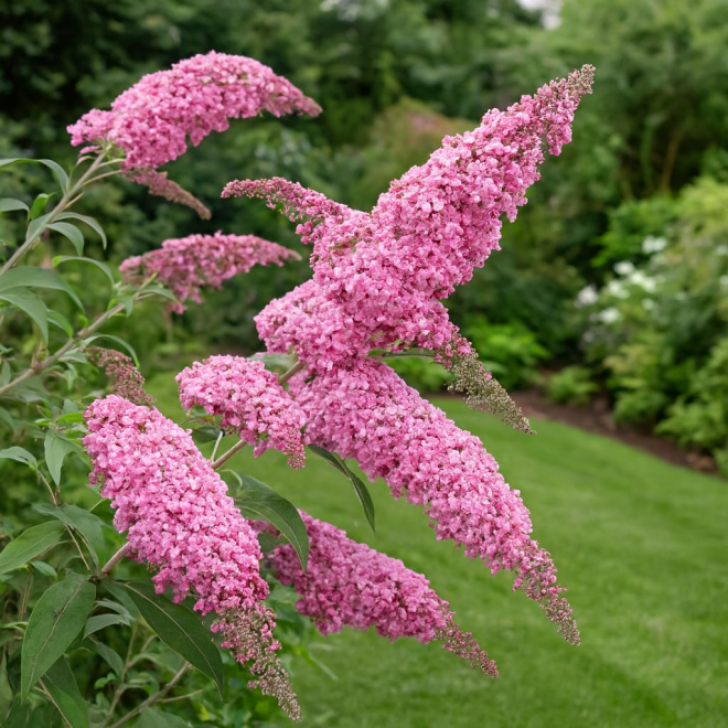 Budleja Dawida Motyli krzew Pink Cascade Budleii davidii 'Pink Cascade 4