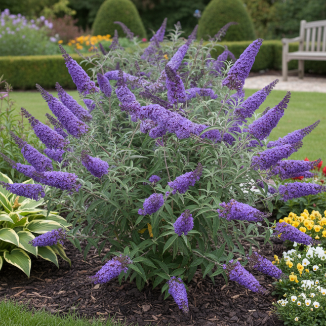 Budleja Dawida/Motyli krzew Nanho Blue Budleii davidii 'Nanho blue' 3
