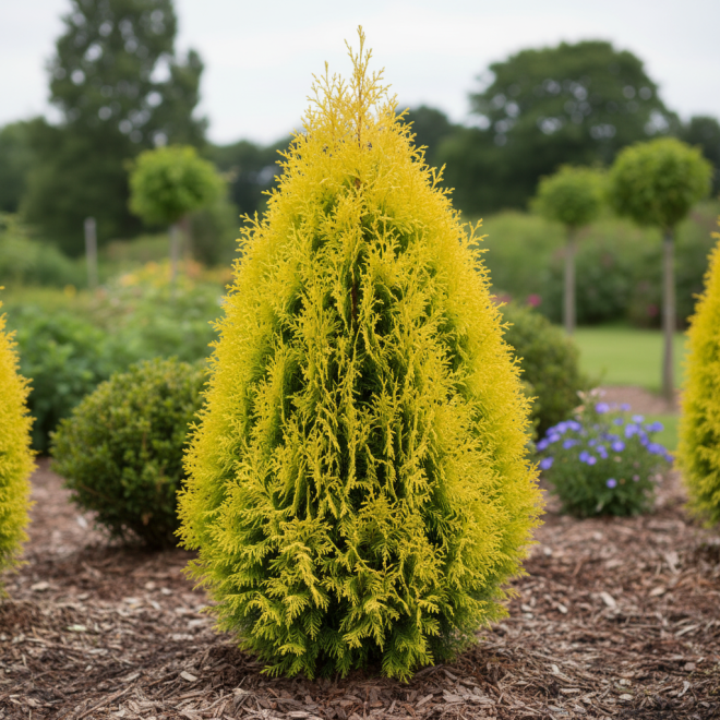 Cyprysik Lawsona Ivonne Chamaecyparis lawsoniana 'Ivone' 4