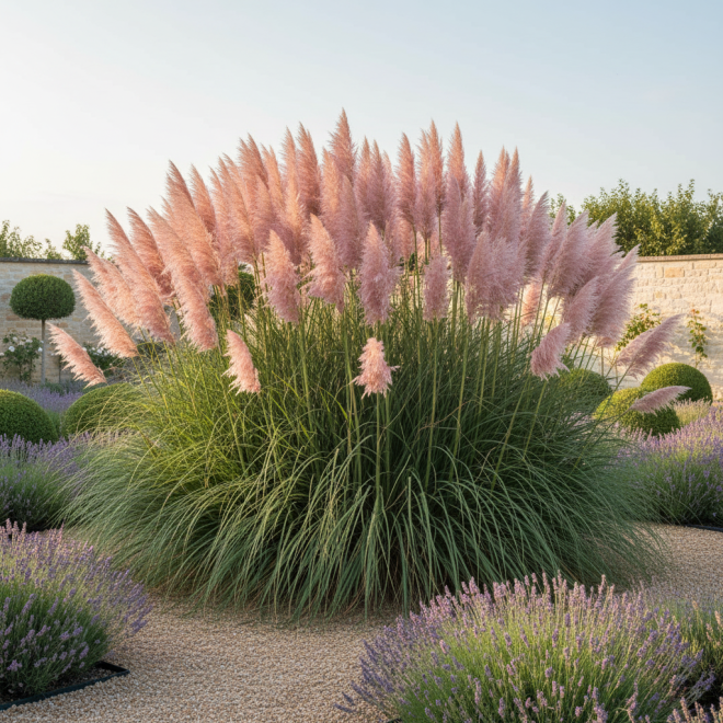Trawa pampasowa Pink Feather Cortaderia selloana 'Pink Feather' 1
