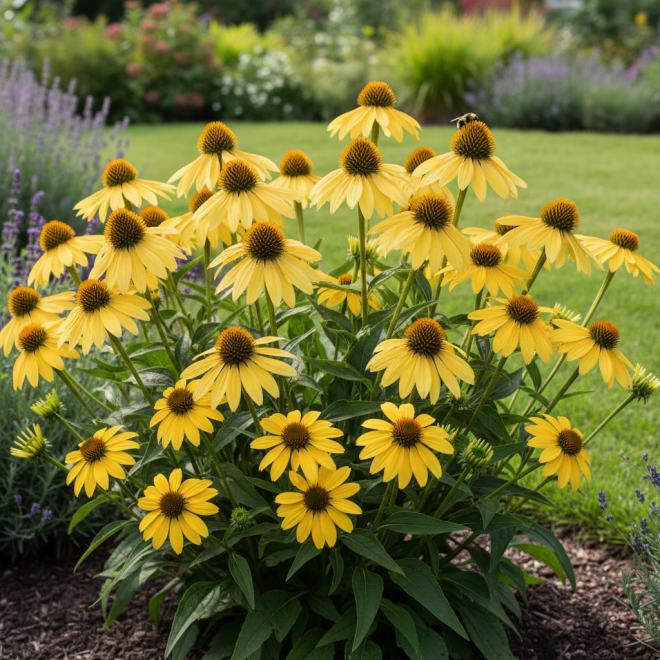 Jeżówka purpurowa Mellow Yellows Echinacea purpurea 'Mellow Yellows' 3