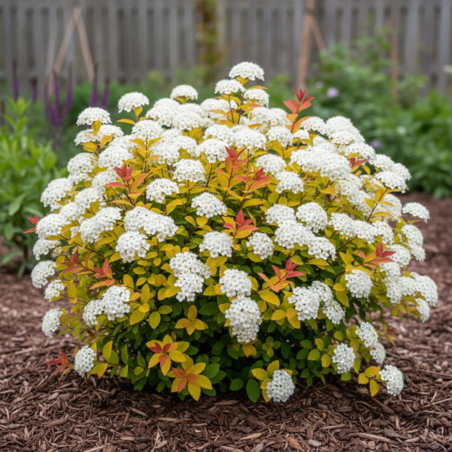 Tawuła nippońska ''Gerlve's Rainbow'' Spiraea nipponica 'GERLVE'S RAINBOW' 3