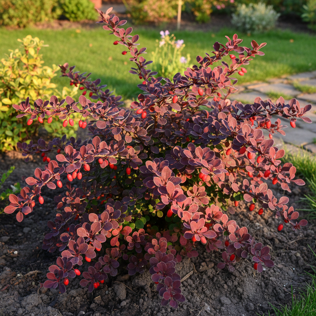 Berberys Thunberga ''Atropurpurea'' Berberis Thunbergii 'Atropurpurea' 1