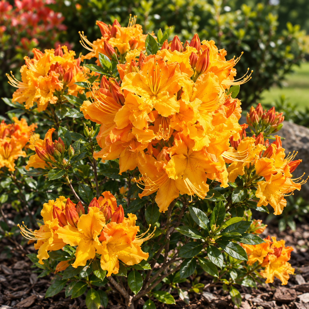 Azalia wielkokwiatowa ''Klondyke'' Azalea 'Klondyke' 1