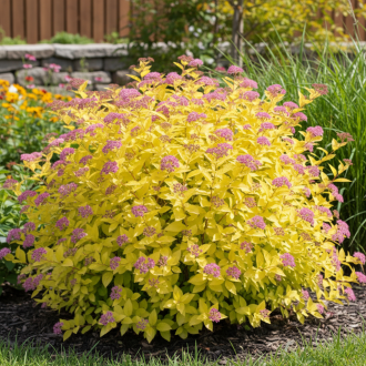 Tawuła japońska ''Golden Princess'' Spiraea japonica 'Golden princess' 1