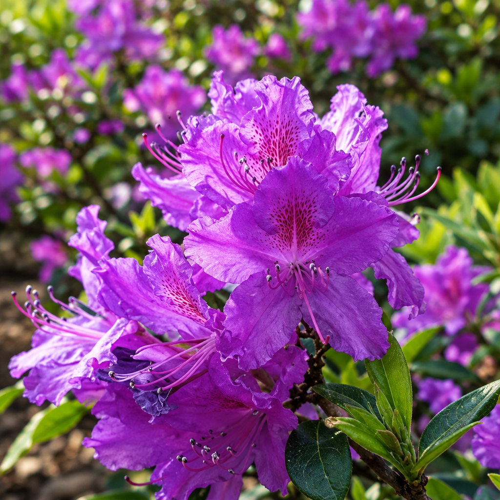 Azalia japońska ''Blue Danube'' Azalea japonica 'Blue danube' 1