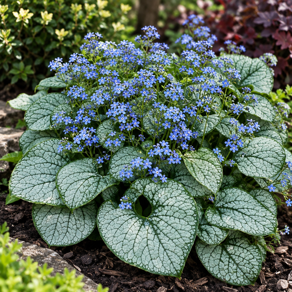 Brunera wielkolistna "Alexander's Great" Brunnera macrophylla 'Alexander's Great' 1