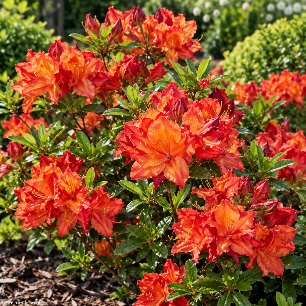 Azalia wielkokwiatowa ''Feuerwerk'' Azalea 'Feuerwerk' 1