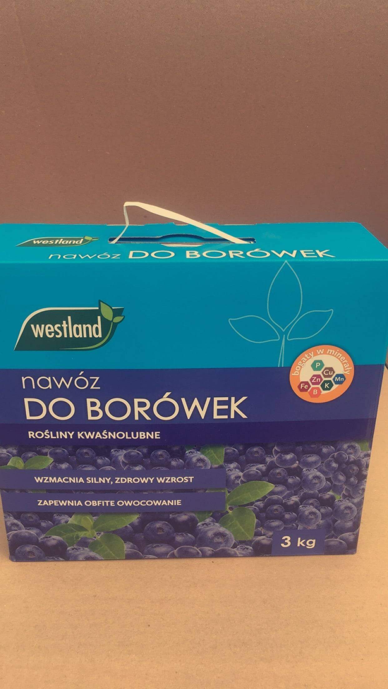 Nawóz do borówek i roślin kwaśnolubnych 3kg