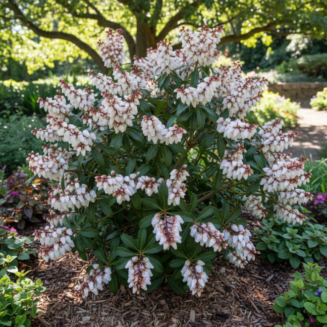 Pieris japoński ''Bonfire” C4 Pieris japonica ''Bonfire” C4 3