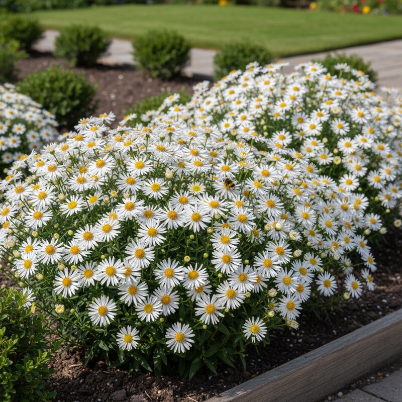 Aster nowoangielski ”Herbstschnee”