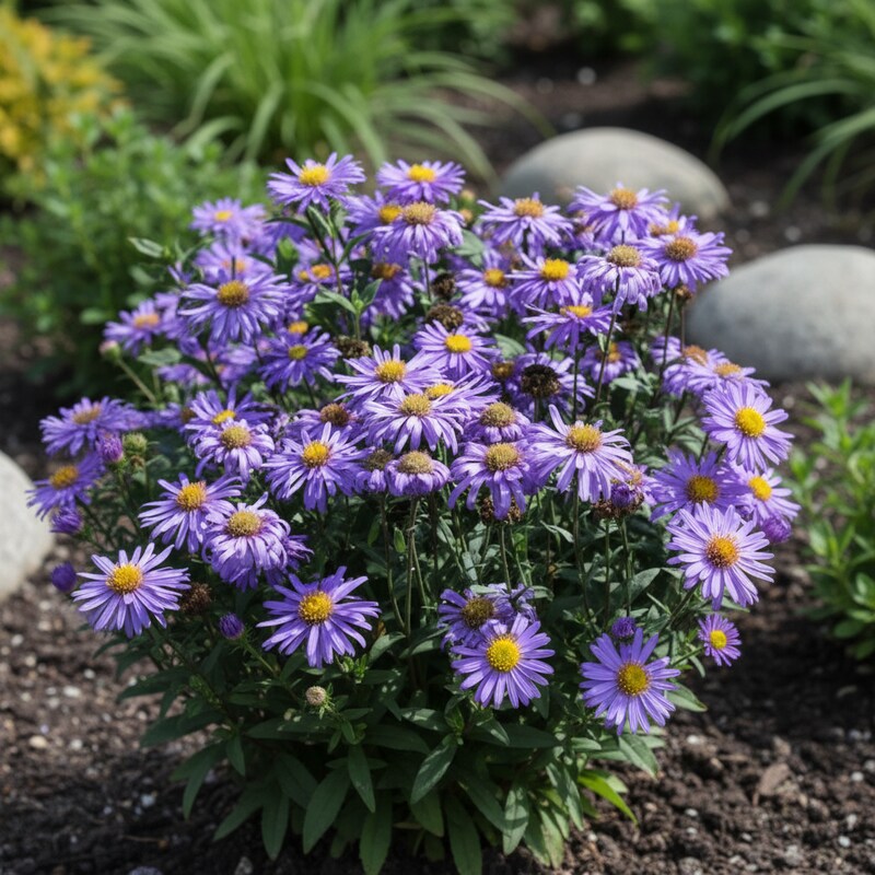 Aster nowobelgijski ”Dauerblau”