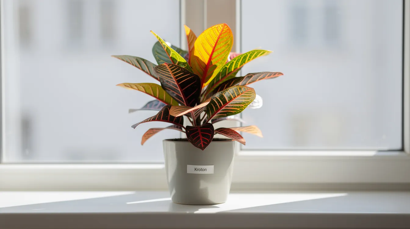 Kroton (trójskrzyn pstry, Codiaeum variegatum) – uprawa, pielęgnacja, odmiany